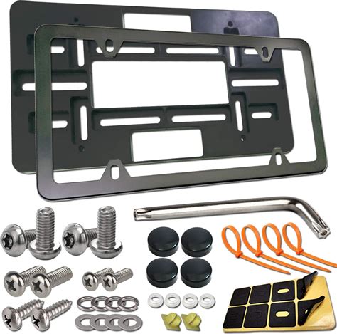 metal front license plate bracket|universal license plate mounting bracket.